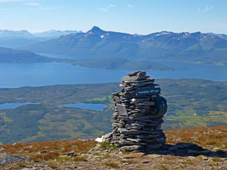 KVANNFJELLET / RIIDDAVÁRRI 1013 moh Familievennlig topptur gjennom frodig skog og langs lyngkledde rygger - før den mer steinete toppryggen mot varden.