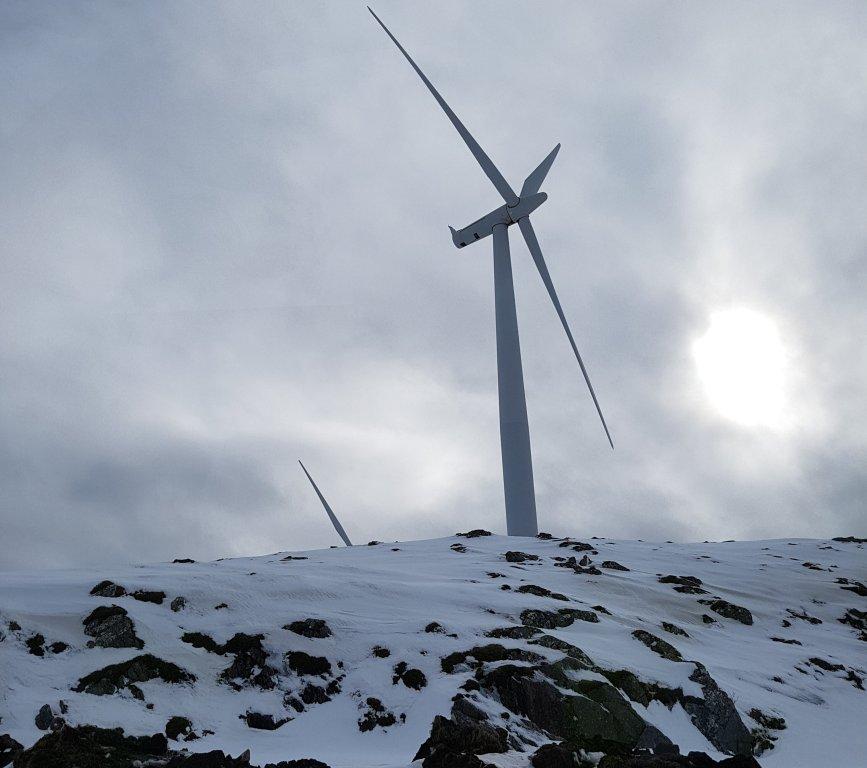Nasjonal ramme for vindkraft Temarapport om iskast Erlend