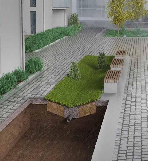 Leca lettklinker er et velegnet underlag for permeable og semipermeable overflater som kan fungere som gangvei, parkeringsplass og rekreasjonsområder.