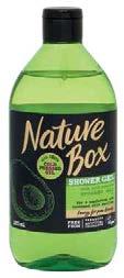 NJEGA TIJELA Nature Box gel za tuširanje badem 385 ml 1 l / 77,66 Nature Box gel za tuširanje avokado 385 ml 1 l / 77,66 Uz kupnju bilo koja 2 Nature Box proizvoda na poklon dobivate Vademecum bio