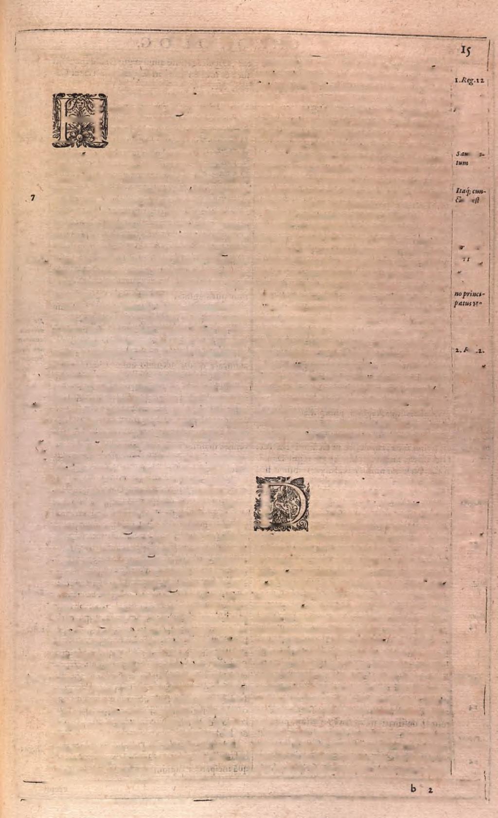 H E B R io R V M. Beli. Pfal. I. Reg. 6. Samuel. Iße pu- tat saule duos annoi dun- taxat re- gnajfe, quod fa i- fnm. a N im is abrupteà 7.C.1.Reg ad 6.