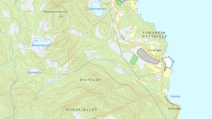 Fritids og turistformål Dyrøy camping Innspill nr: 15 FT3 Kaia Eiendom Gnr. 35 bnr. 30 Beskrivelse av området Gressbevokst kai som ikke er i bruk.