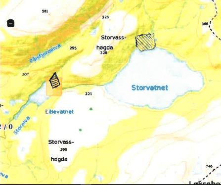 h. Utredningstema Miljø Naturmangfold Konsekvenser Observasjoner av oter langs Storelva som er vurdert som truet art i Norsk rødliste for arter. Kilde naturbase.