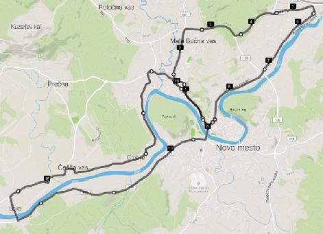 TRASA Trasa proge je ravninska s tremi lažjimi vzponi in poteka po trdi asfaltni podlagi z vmesnim 500-m utrjenim makadamskim odsekom med 15,5. km 