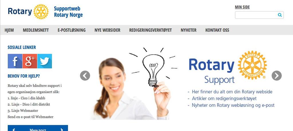 ROTARY I NORGE HAR EN EGEN