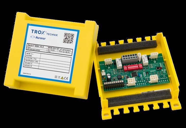 Systemkomponenter AuraSafe Master XX AuraSafe Master er et styreskap som kan kommunisere med spjeldmoduler (BKM-35-F) og I/O-moduler (IOM-35-F) via Ringbus, som kommuniserer via Modbus RTU.