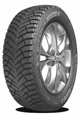 Velg Michelin (1)(2)(3) NR 1 PÅ IS Nr 1 på bremsing på is, nye dekk og etter 1 000 mil Hastighetsindeks: T, H Profil: 65 til 40 Felgdiameter: 15 til 19 PIGGFRITT DEKK FOR SIKKERHET UNDER NORDISKE