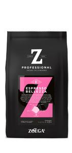 ZOÉGAS PROFESSIONAL ESPRESSO PALAZZO INTENSIV OG STILFULL, MED HINT AV SØT LAKRIS OG GRAPEFRUKT En moderne espresso for den urbane espressoelskeren. En mildere espresso med mellomitaliensk preg.