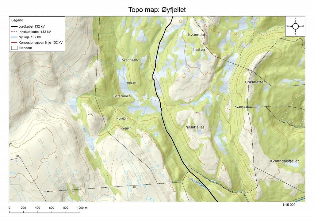 Jordkabel Storkvanndalen Falkorda