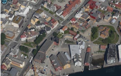 Nansenplass/brua: Etablert byrom med sjøkontakt, historiske røtter og identitet for byen.