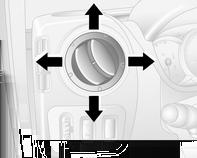 Side- ventilasjonsdyser Trykk på ventilasjonsåpningen for å åpne. Rett inn luftstrømmen ved å dreie på ventilasjonsåpningen.