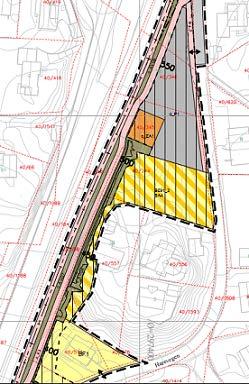 Beskrivelse av delstrekninger Tilpasning til områdeplan for Rådal sentrum/lagunen Planområdet er delvis overlappende med områdeplanen for Rådal sentrum/lagunen, vedtatt i Bergen bystyre 24.juni 2015.