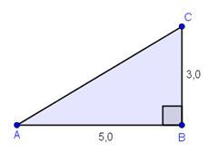 .4 Pytagoras setning.4.1 Regn ut lengden av siden AC i den rettvinklete trekanten ABC nedenfor.