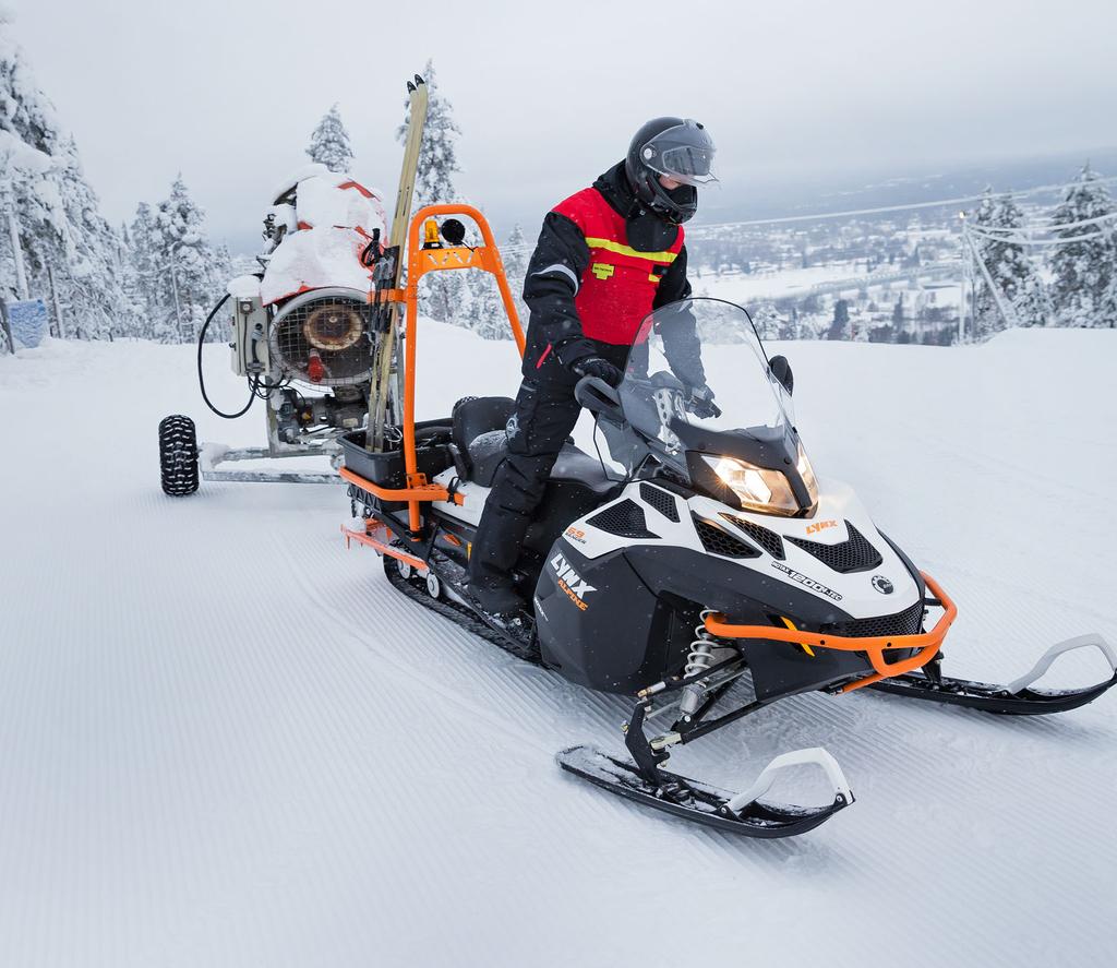 69 RANGER ALPINE 69 Ranger Alpine er en snøscooter for de aller tyngste arbeidsoppdragene og kan