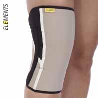Knebåndet er også designet slik at det ikke skal stase rundt benet eller irritere den myke delen i knehasen. Mål: Omkrets kne under patella.