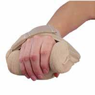 HÅND- OG HÅNDLEDDSORTOSER Comfy håndortose En hvileortose som hjelper til med å opprettholde/forbedre ekstensjon i håndledd, MP-, PIP- og DIP-leddene.
