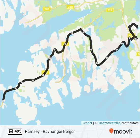 Retning: Ravnanger Us 18 stopp VIS LINJERUTETABELL Ramsøy Molo Ramsøyvegen 80, Norway Ramsøy Bro Ramsøyvegen 22, Norway Hanøy 495 buss Rutetabell Ravnanger Us Rutetidtabell Mandag Tirsdag 08:05