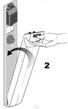 Hull i monteringsplaten er 5 mm (3/16 tommer) diameter. Installasjon 1) Bruk laderens festeplate som en mal, for å markere de fire skruenes plassering på veggen. Kontroller at laderen holdes rett.