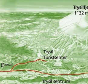 Hvor skal dere bo? VELKOMMEN VEIKRT Her er et kart over Trysilfjellet for å hjelpe dere på rett vei. rrangementet fi nner sted på Trysil Høyfjellssenter (nord).