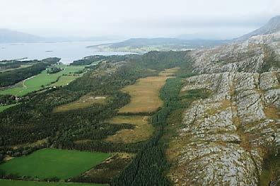 Stor variasjon: store grønne flater, oppstikkende bergknauser og lyngheier, og tydelig avgrensing mot ås- og fjellandskapet. Sjeldne og typiske områder innen typen 71 LO.