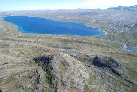 dalform. LO har ofte mektige løsmasser med stor formrikdom i de slake dalsidene og med elvesletter og mindre deltaflater ved elvene som munner ut i innsjøene.