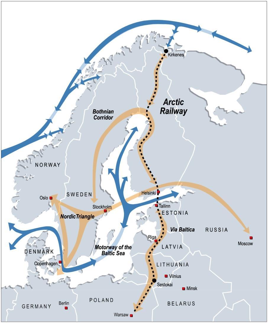 ARCTIC RAILWAY ROVANIEMI-KIRKENES The Finns are highly