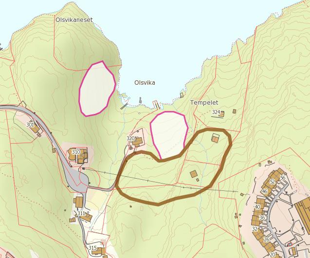 Fig. : Skog- viktige områder (miljostatus.no). 6.3 Kulturminner Det er pr i dag ikke kjent noen automatisk fredede kulturminner i området.