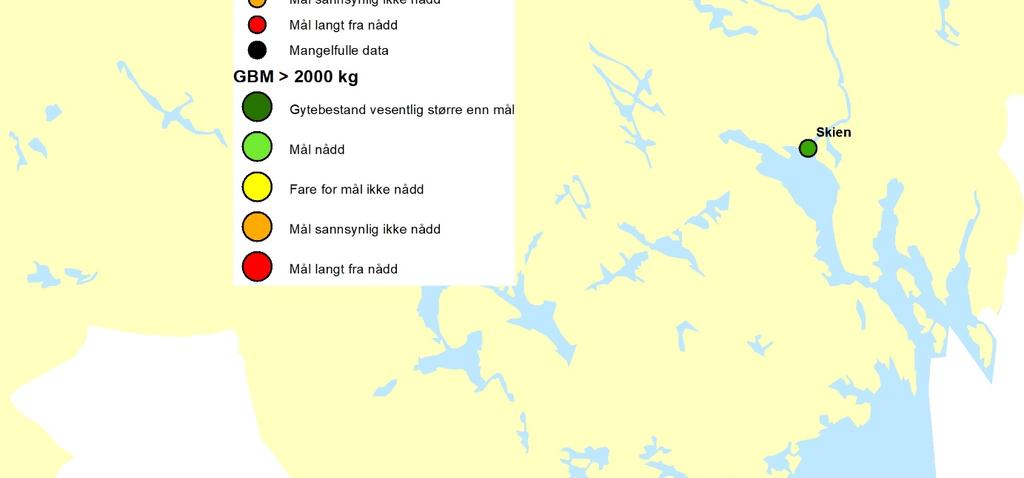 Telemark med oversikt over