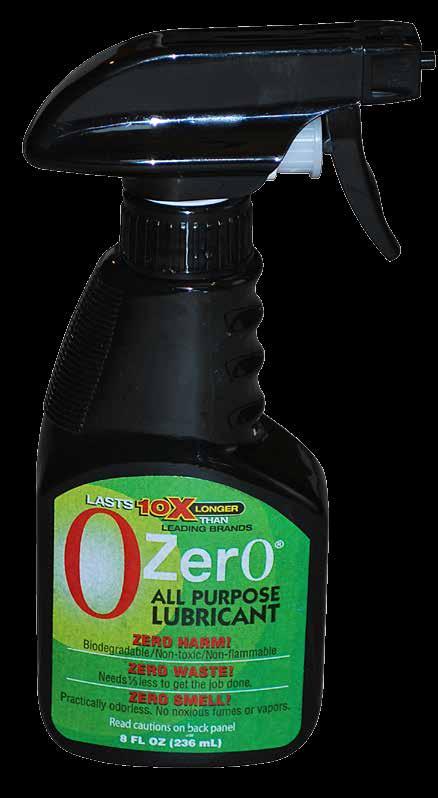 Zero - et organisk nedbrytbart universelt smøremiddel LubeGard Zeroer bygget på den patenterte LXE (Liquid Wax Ester) teknologien for å kunne tilby et organisk nedbrytbart universal smøremiddel.