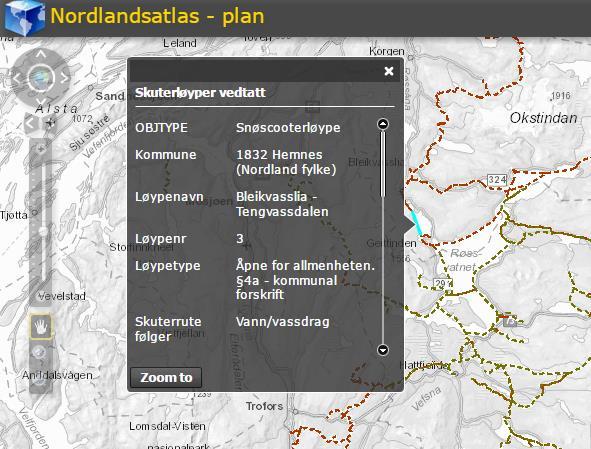 Snøscooterløyper Miljødirektoratet vil ta ansvar for nasjonal forvaltning Konsept: Kombinerer geografisk informasjon og informasjon fra