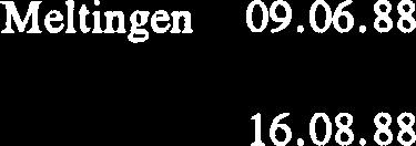 88 Stryken Brun Temperaturregistreringene fra Meltingen i august 1988 viste temperaturer pa 16,O-16,4 "C i overflatelagene ned til 7-8 m dyp hvor det var et markert sprangsjikt.