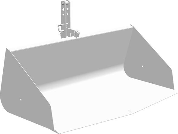 Integrerte koplinger / 200 cm bredde utvendig / underliggende tippunkt 2086-TP / TRAKTORSKUFFE / 3-PUNKTSKOPLING / 335 kg 2086-TR / TRAKTORSKUFFE / TRIANGELKOPLING / 335 kg 2086-HM / TRAKTORSKUFFE /