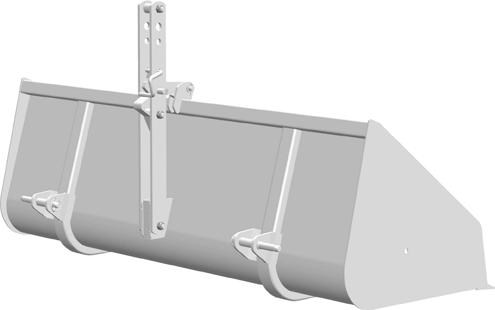 TILLEGGSUTSTYR 0239 / Klaff med snorheving for Transportskuffe 0238-T / 16 kg Dalen Traktorskuffer / Det er levert over 15000 stk. Dalen traktorskuffer i Norge.