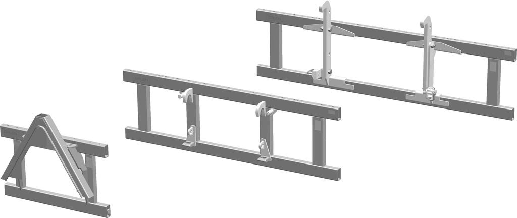 1294 Koples til traktoren med standard koplingsramme Løfteramme 1294-950, 2.4 m Brei koplingsramme 1294-xxx, 2 m Std.