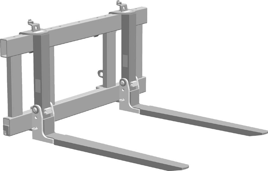 pallegafler med standard koplingsrammer og smartgafler 1294-XTP / SMARTGAFFEL/ Stand./ Hengsla/ 3-pkt./ Breidde: 1 m/ L: 112 cm/ 134 kg 1294-XTR / SMARTGAFFEL/ Stand.