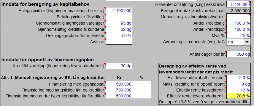 Kapittel 8 Kapitalbehov og finansiering Oppgave 8.11 Myklebust båtservice AS har utviklet en gassmotor til fritidsbåter, neste steg er å sette motorene i produksjon.