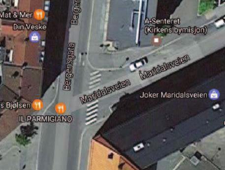 Dagligvareforretning Forslag 24 Maridalsveien / Bergensgata Mulig størrelse: Tilsvarende en p-plass,