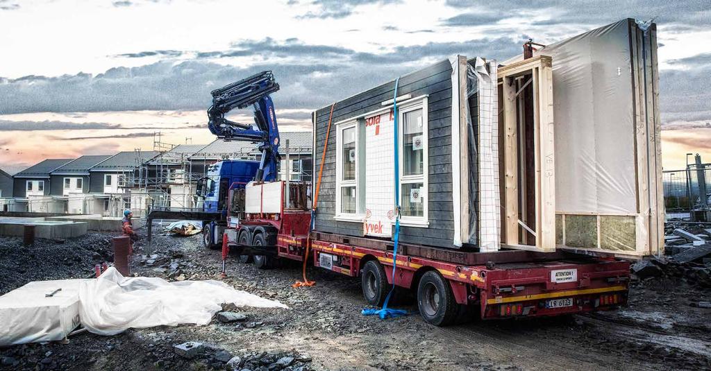 KUNSTEN Å TENKE STORT Stene Bergsløkken DIREKTØR I OPTIMERA BYGGSYSTEMER Fremdtidens byggeplass blir i økende grad en monteringsplass, og Optimera Byggsystemer har meget god erfaring med husbyggere