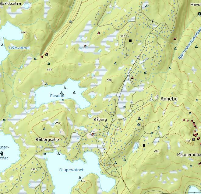 Området har stor tåleevne for fritidsbebyggelse med bakgrunn i terreng- og landskapsforholdene.