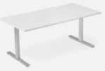 Med dette bordet justerer du enkelt arbeidshøyden fra 700 til 1170 mm (inkludert bordplate).