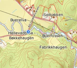 BUERBEKKEN 2-3344-R 2.A4 Elvetype 5, Mod kalkrik, humøs, leirpåvirket 4,3 2-6252 Buerbekken ligger i kommune og renner gjennom skog og landbruksområder fra Børtevann til Rødsjøen.