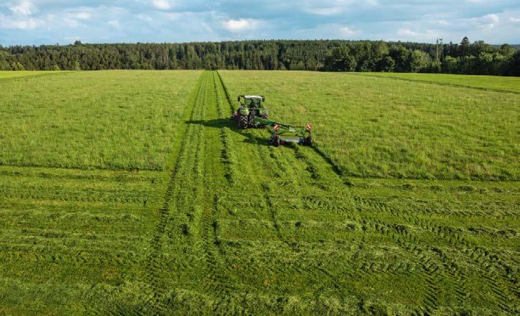 Den sentrale trekkstangen på Fendt TKC og TRC gir deg maksimal fleksibilitet.