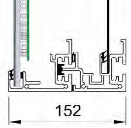 100W 2x 30W separate varmeelement Skiltet må ha spenning på når det er montert ute for å holde det fritt for kondens.
