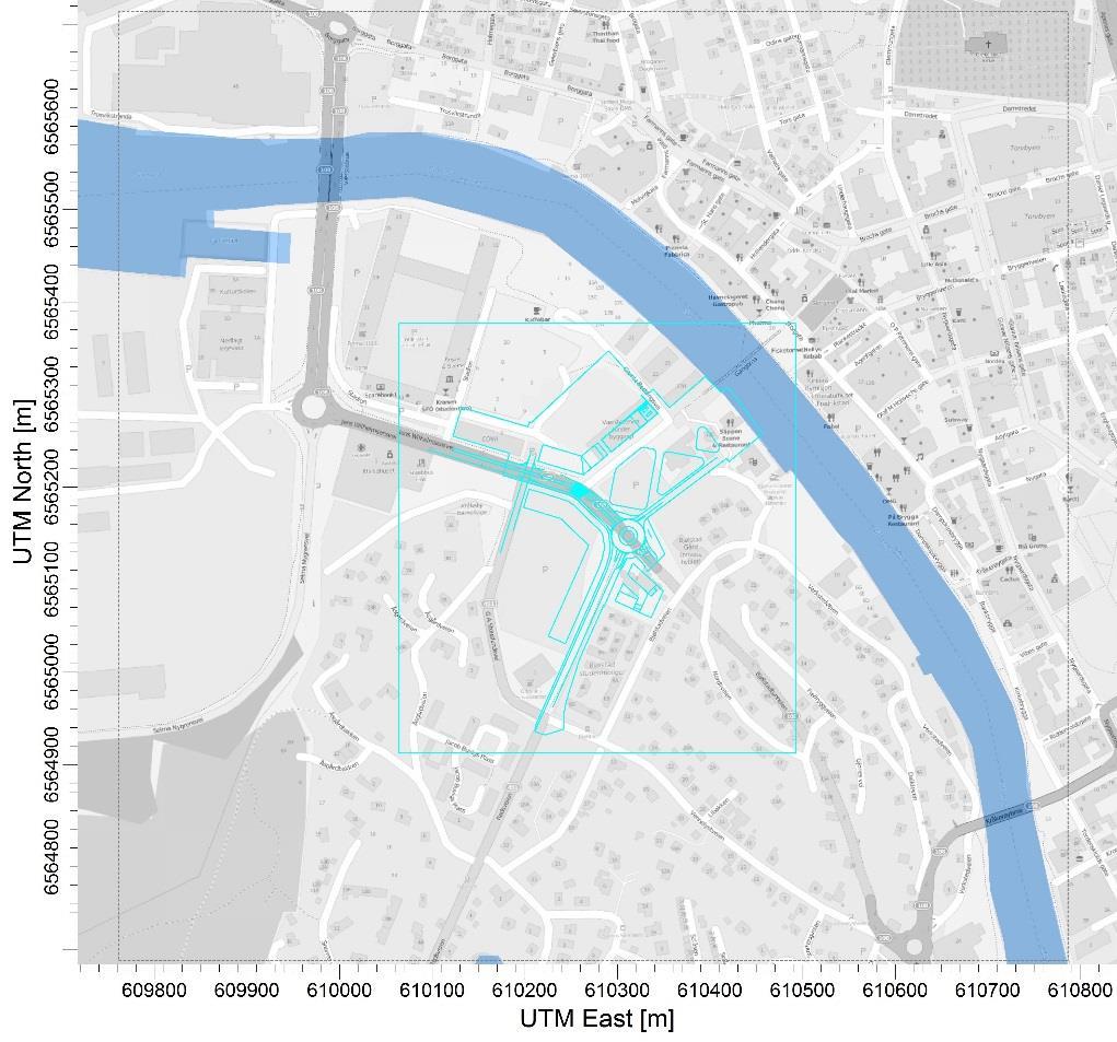 3. Vurdering av resultater. Resultatene fra beregning av svevestøv (PM 10) og nitrogendioksid (NO₂) er sammenlignet med sonegrensene i T-1520. 5 Inngangsdata og modelloppsett 5.