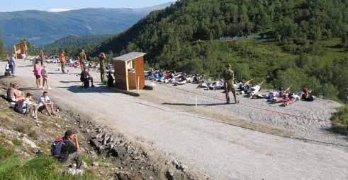 Standplassleder må ha full oversikt over både standplass og terrenget fram mot skivene.