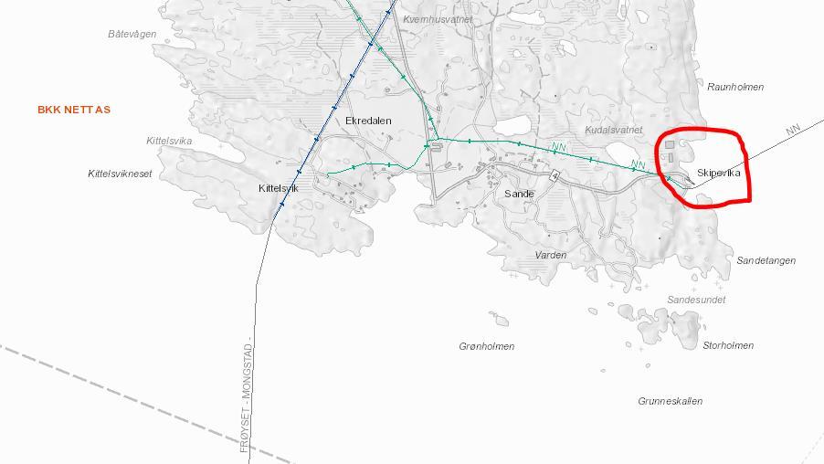 Anleggets beliggenhet er Skipavika Næringspark med følgende adresse: Skipavika Terminal AS, Sandevegen 631, 5977 Ånneland.