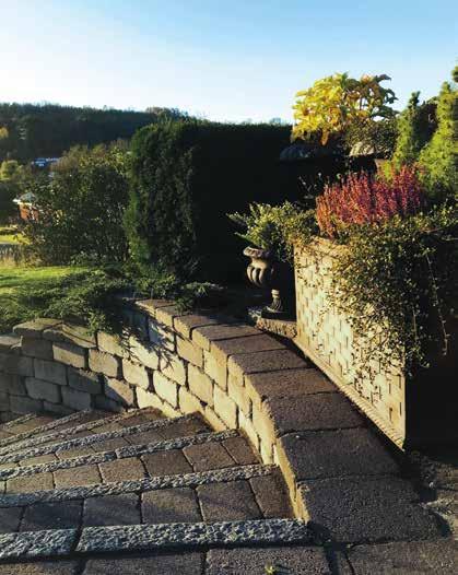 Rådhus belegningsstein og Rådhus Støttemur.