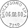 12 Type: I25N Utsendt?? SNILLFJORD 2 Innsendt?? Registrert brukt fra 31-10-80 IWR til 13.06.83 TK Stempel nr. 13 Type: I25N Utsendt?? SNILLFJORD LP A Innsendt?? Stempel nr. 14 Type: I25N Utsendt?