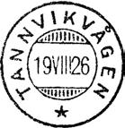 TANNVIKVÅGEN poståpneri, på dampskipsanløpsstedet Tanvik, i Snilfjord herred, ble opprettet fra 01.10.