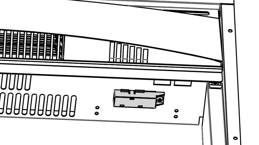 Service Fjern varmeapparatet 9.5 Fjern de 3 skruene mot baksiden på toppen av apparatet, se diagram 9. 9 10. Erstatte RF Mottakeren 10.1 Se avsnitt 4 for å fjerne skjermen. 10.2 Ta ut festeskruen for RF Mottakeren, se diagram 12.